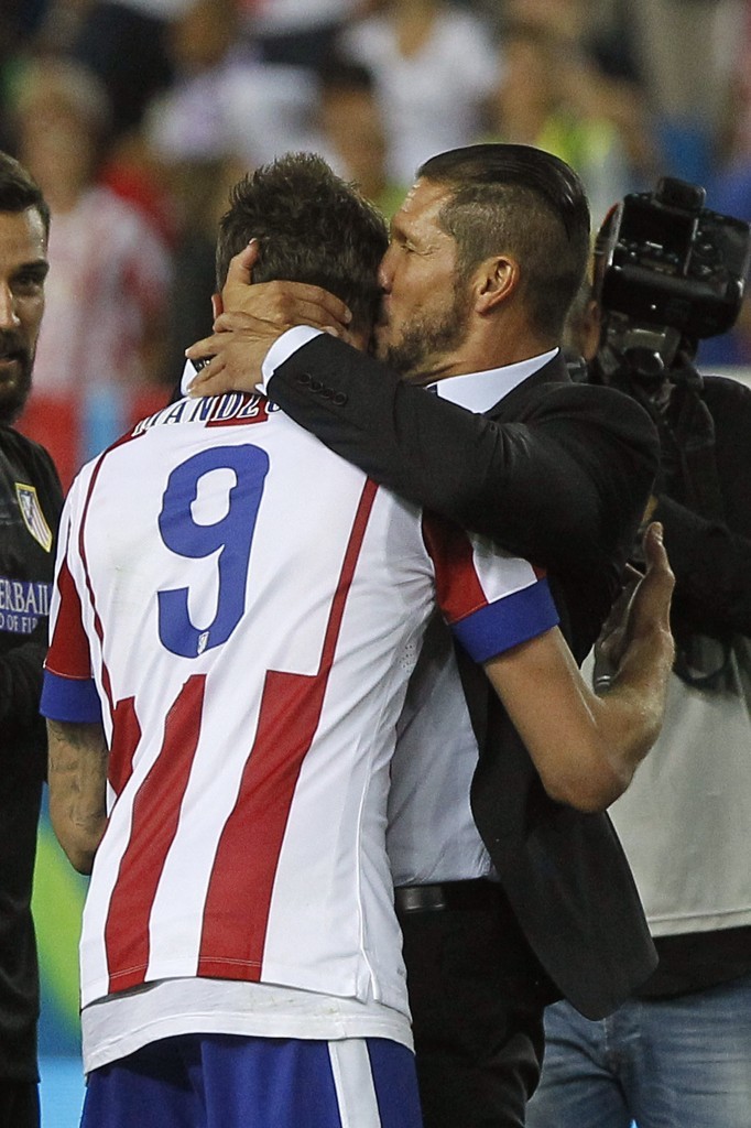 Diego Simeone ve golcüsü Mario Mandzukic