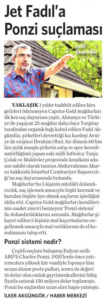 24 Ocak 2015 Vatan Gazetesi 10. sayfa