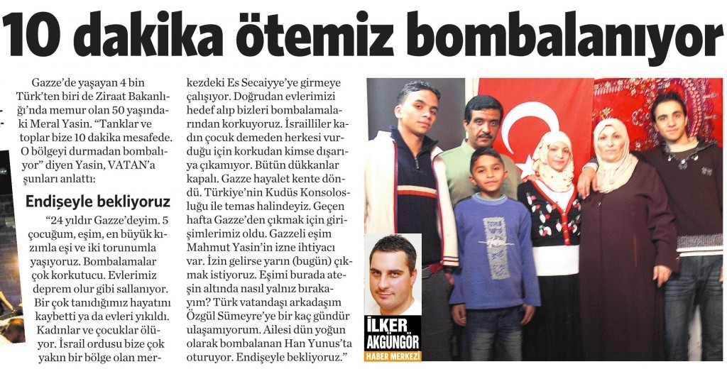 20 Temmuz 2014 - Vatan Gazetesi