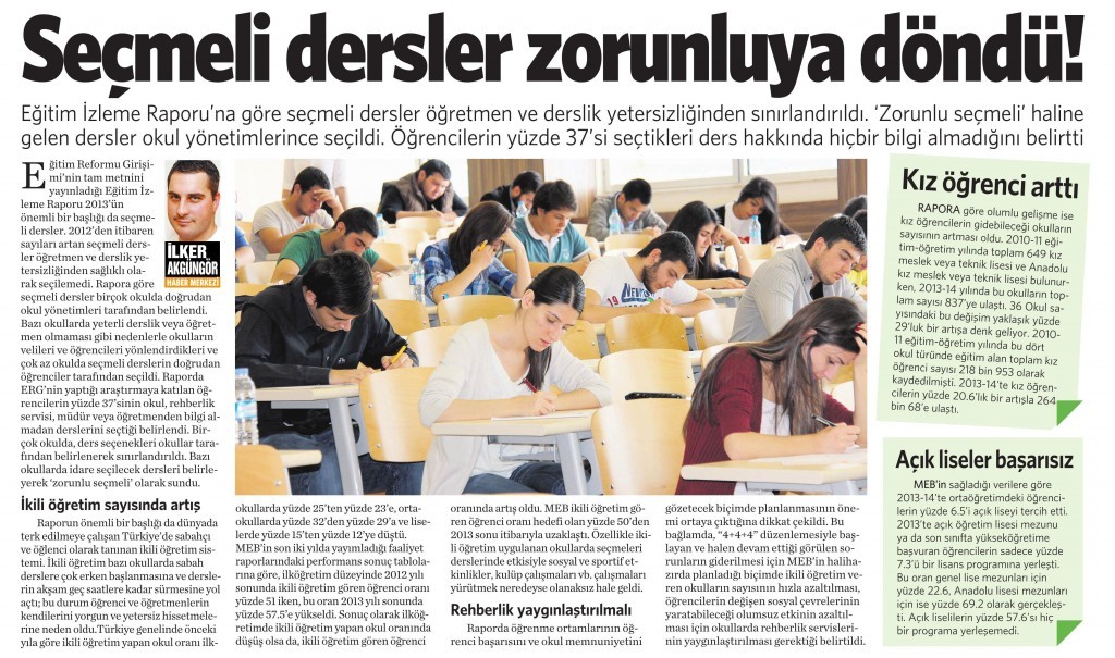 5 Ekim 2014 -Vatan Gazetesi 5. sayfa