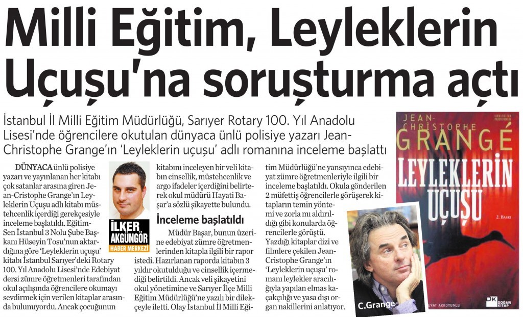 1 Aralık 2014 Vatan Gazetesi 4. sayfa