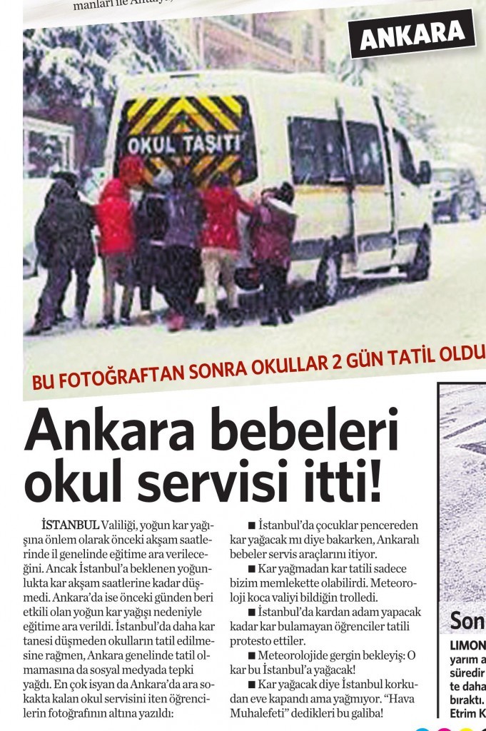 7 Ocak 2015 Vatan Gazetesi 13. sayfa