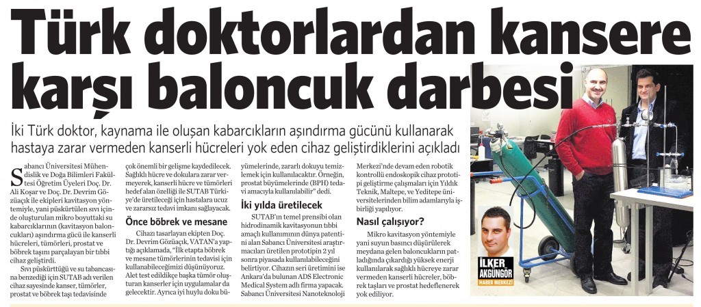 29 Ocak 2015 Vatan Gazetesi 2. sayfa