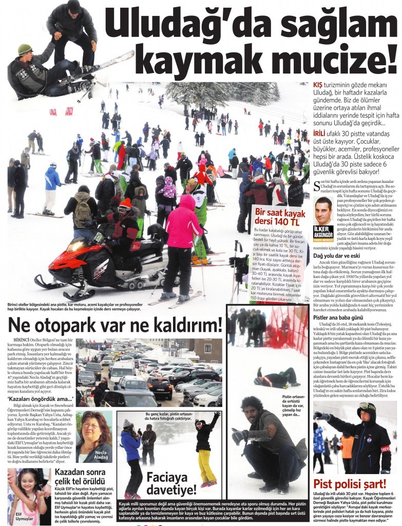 02 Şubat 2015 Vatan Gazetesi 13. sayfa