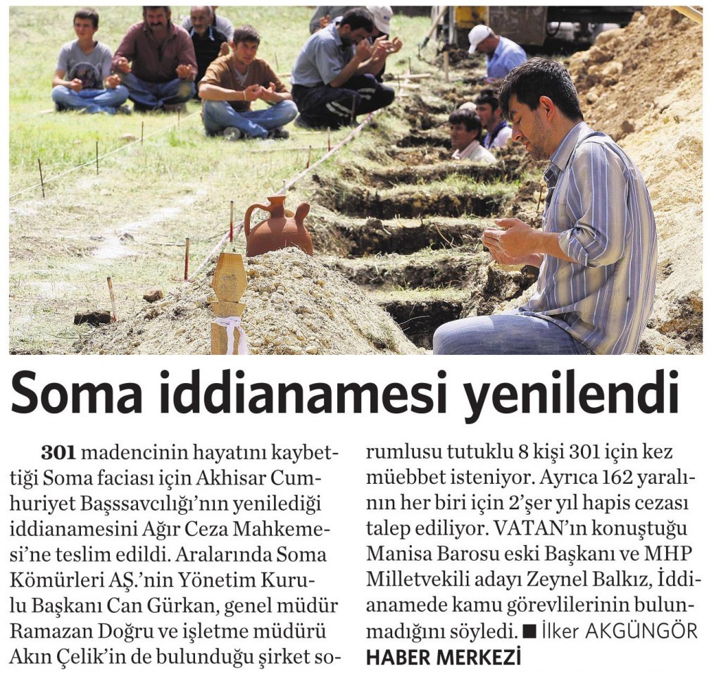 27 Şubat 2015 Vatan Gazetesi 6. sayfa