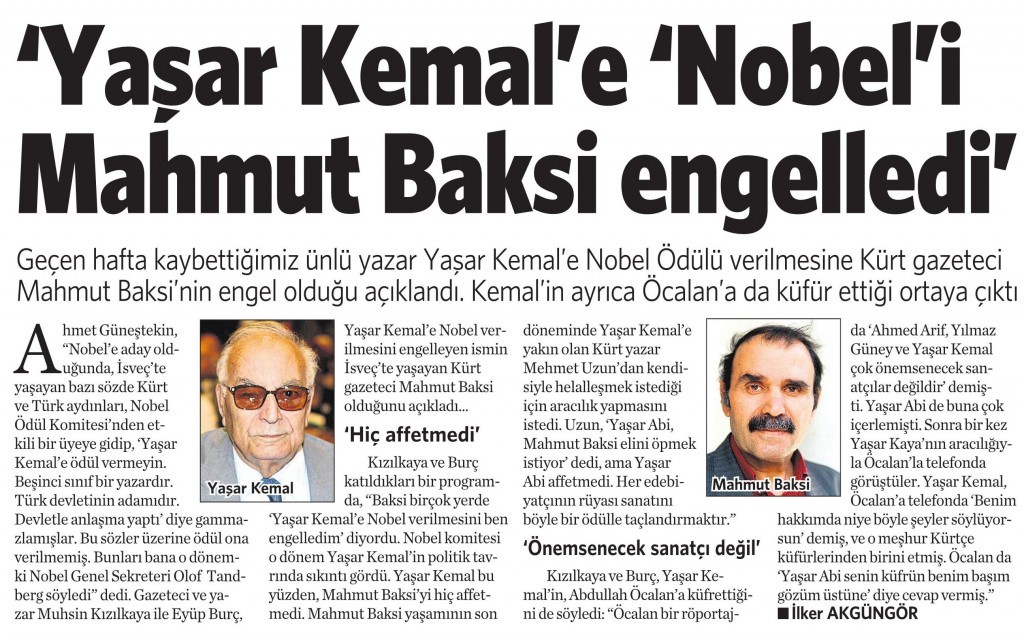 5 Mart 2015 Vatan Gazetesi 11. sayfa