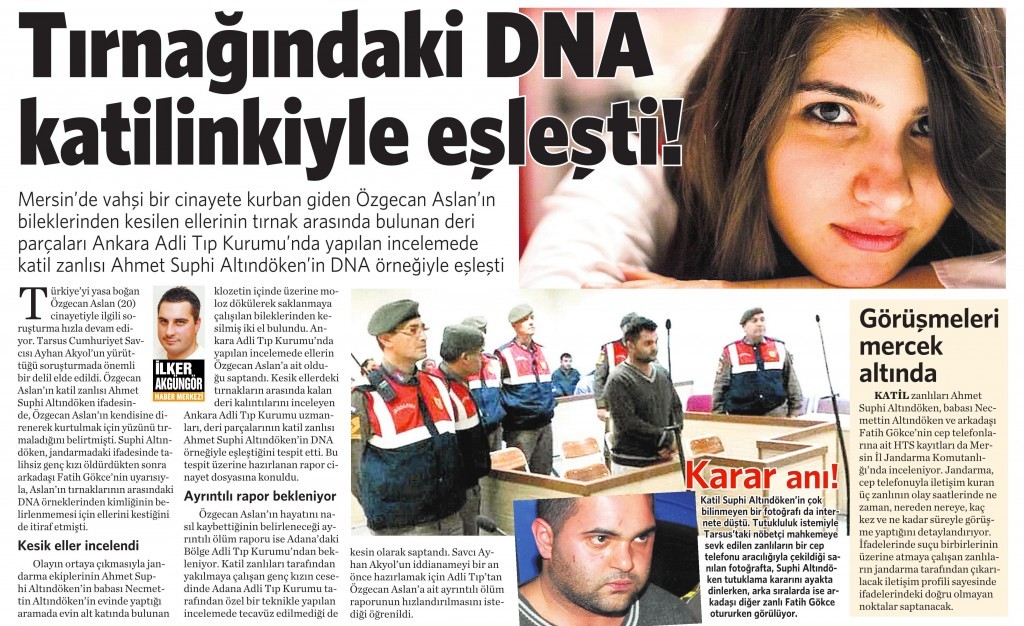 11 Mart 2015 Vatan Gazetesi 12. sayfa