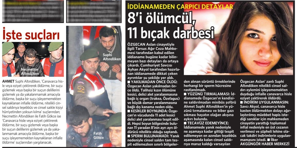 17 Nisan 2015 Vatan Gazetesi 13. sayfa