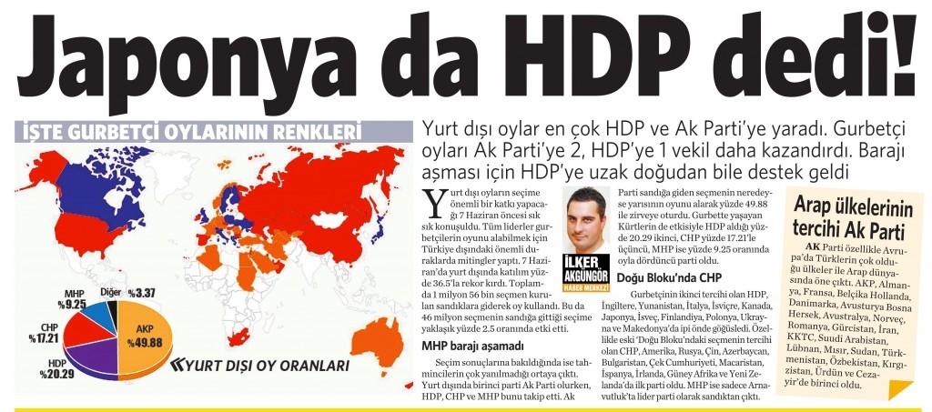 10 Haziran 2015 Vatan Gazetesi 13. sayfa