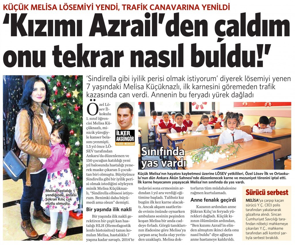 12 Haziran 2015 Vatan Gazetesi 12. sayfa