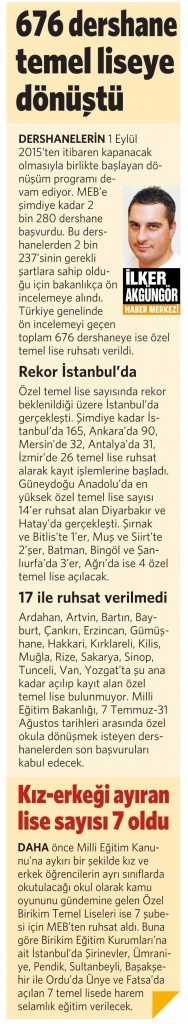 3 Temmuz 2015 Vatan Gazetesi 5. sayfa