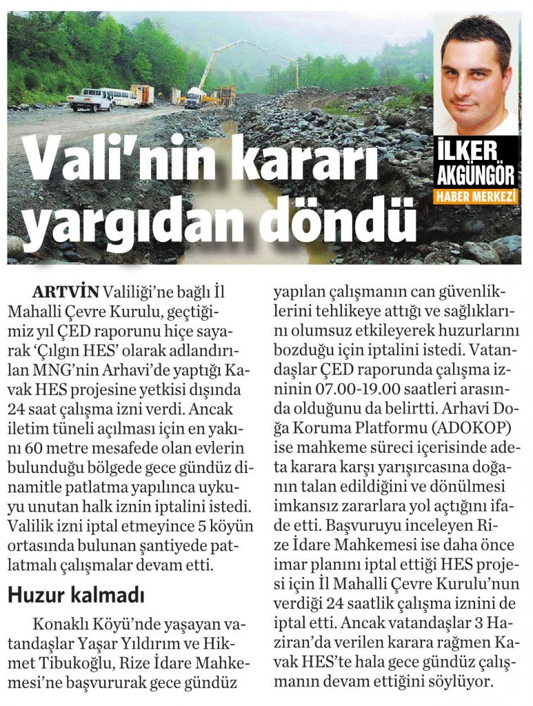 7 Temmuz 2015 Vatan Gazetesi 6. sayfa