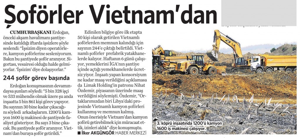 17 Temmuz 2015 Vatan Gazetesi 12. sayfa