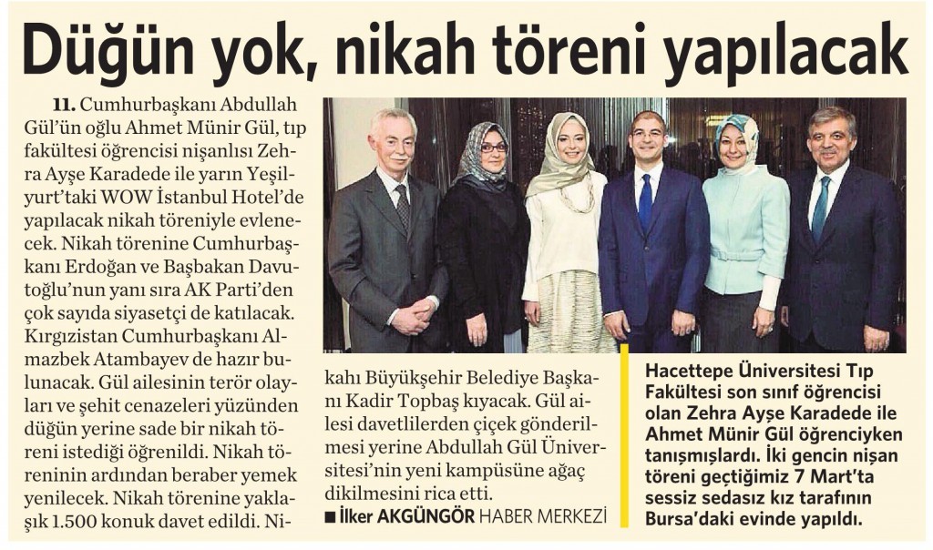 21 Ağustos 2015 Vatan Gazetesi 14. sayfa