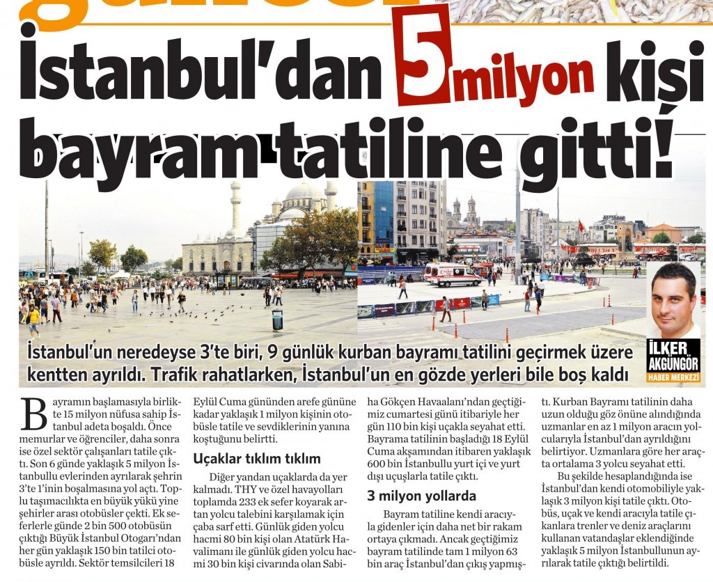 24 Eylül 2015 Vatan Gazetesi 2. sayfa