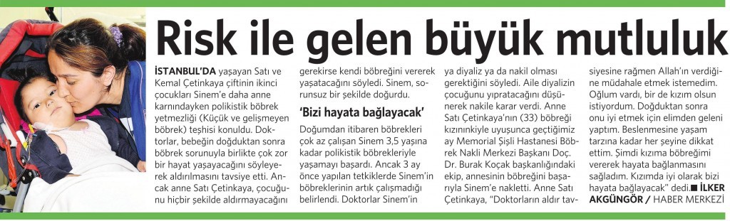 26 Eylül 2015 Vatan Gazetesi 4. sayfa