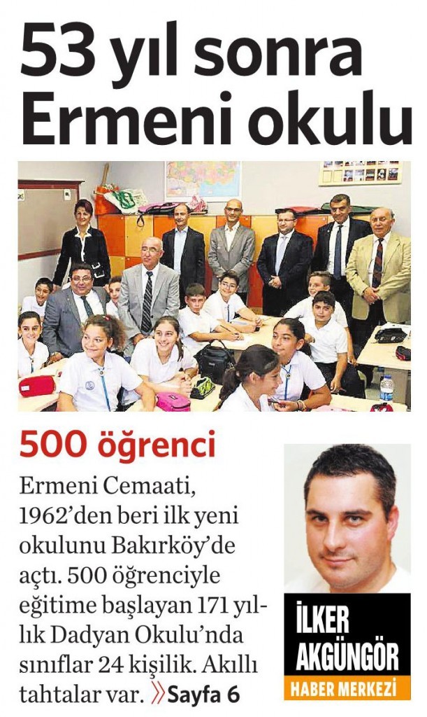 5 Ekim 2015 Vatan Gazetesi 1. sayfa