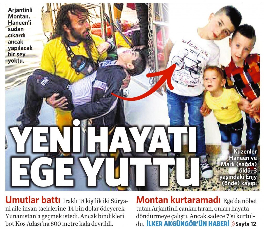 23 Kasım 2015 Vatan Gazetesi 1. sayfa