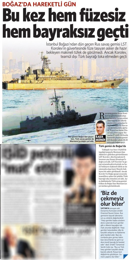 8 Aralık 2015 Vatan Gazetesi 13. sayfa