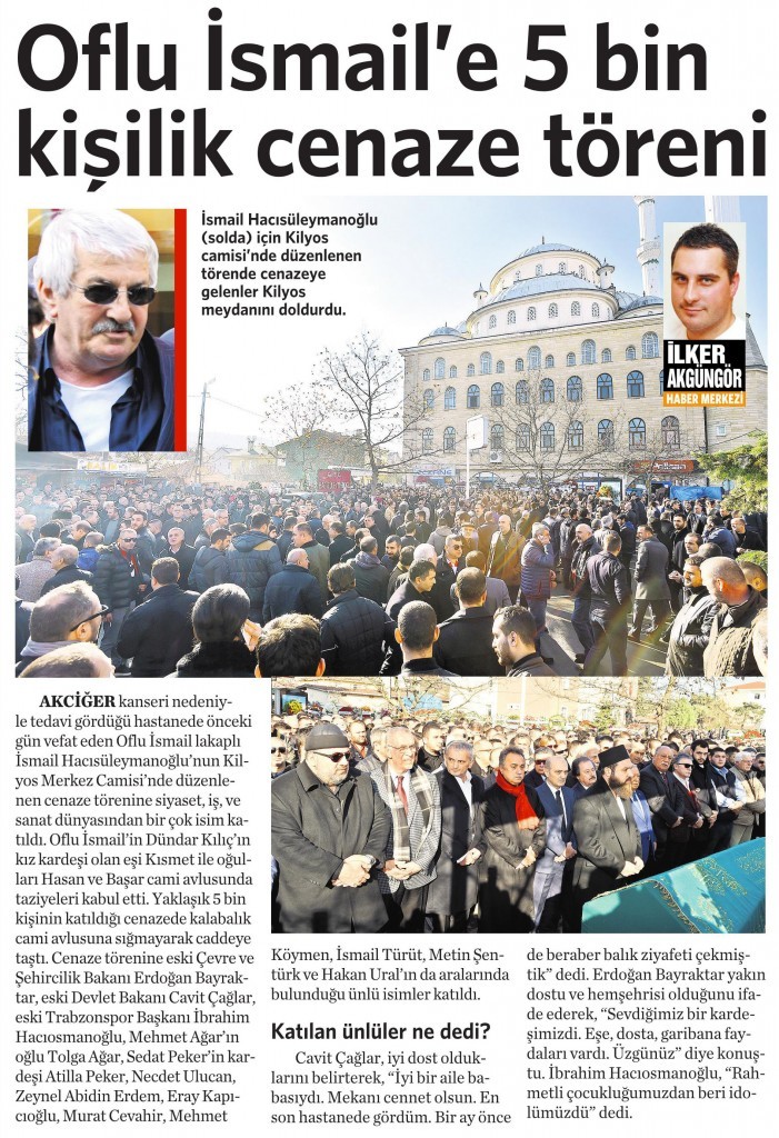 25 Aralık 2015 Vatan Gazetesi 4. sayfa