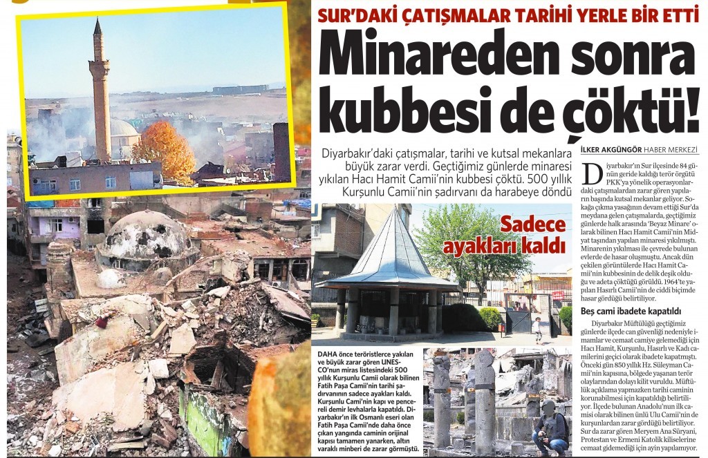 24 Şubat 2016 Vatan Gazetesi 12. sayfa