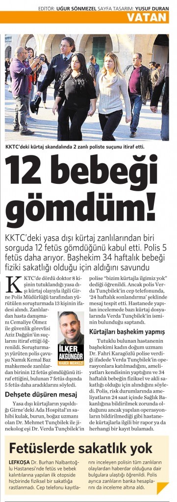 2 Mart 2016 Vatan Gazetesi 6. sayfa