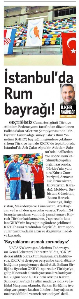 3 Mart 2016 Vatan Gazetesi 5. sayfa