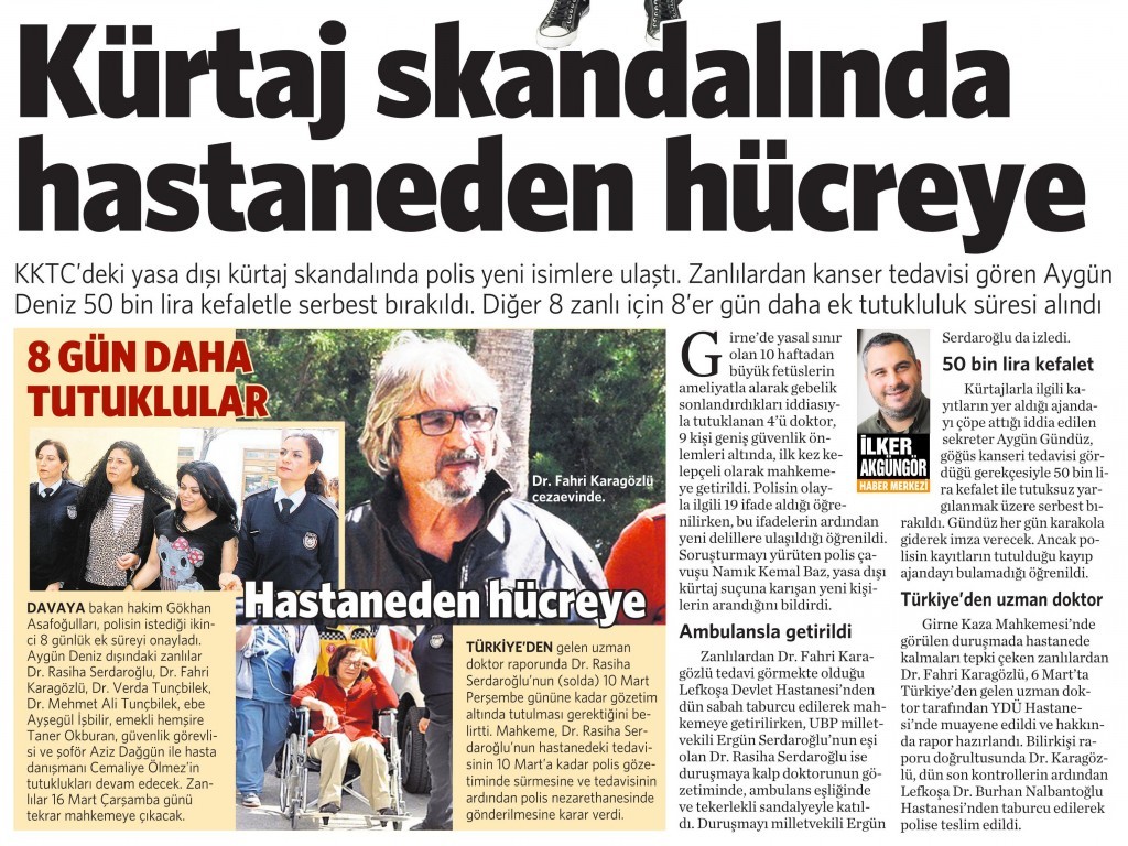 10 Mart 2016 Vatan Gazetesi 4. sayfa 