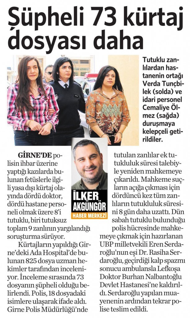 26 Mart 2016 Vatan Gazetesi 4. sayfa 