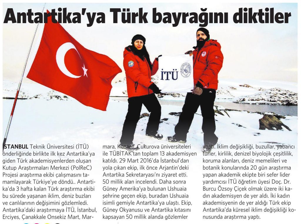 27 Nisan 2016 Vatan Gazetesi 2. sayfa 