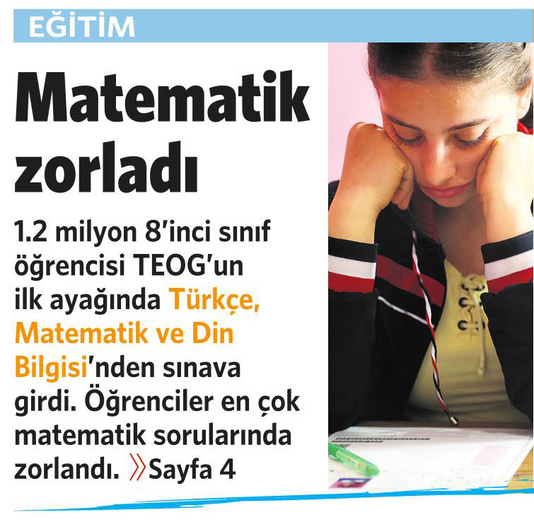 28 Nisan 2016 Vatan Gazetesi 1. sayfa 