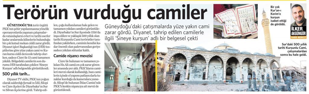 29 Nisan 2016 Vatan Gazetesi 17. sayfa 