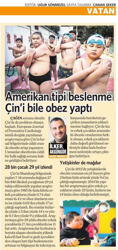 2 Mayıs 2016 Vatan Gazetesi 4. sayfa