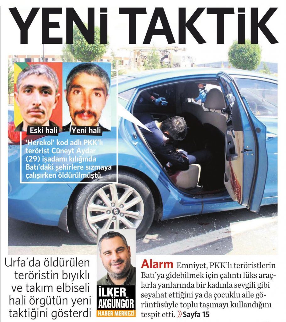 12 Mayıs 2016 Vatan Gazetesi 1. sayfa