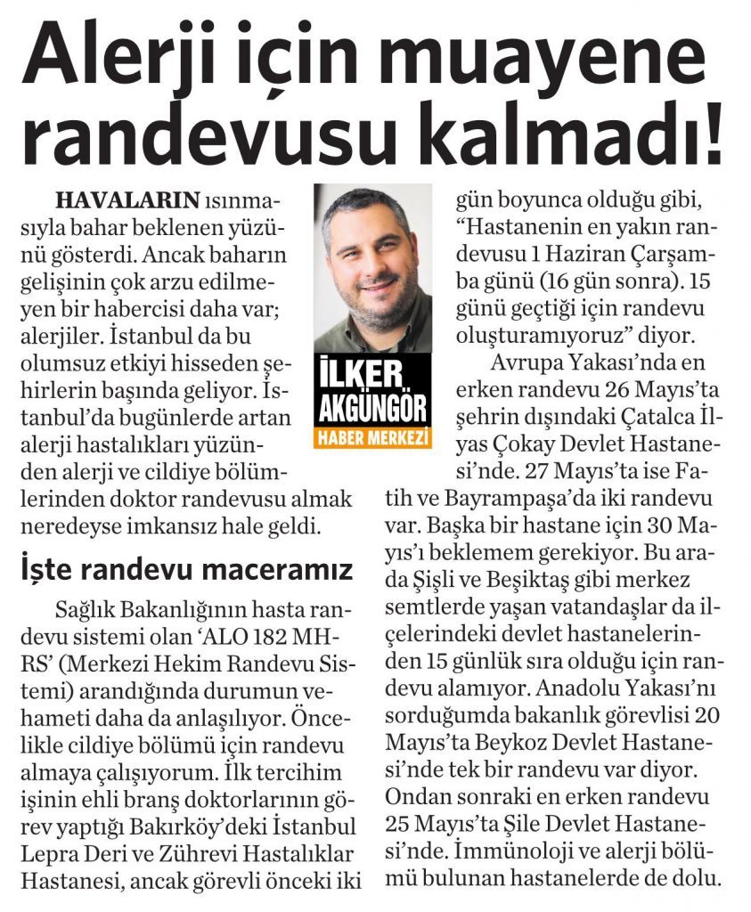 17 Mayıs 2016 Vatan Gazetesi 4. sayfa