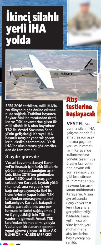 1 Haziran 2016 Vatan Gazetesi 4. sayfa