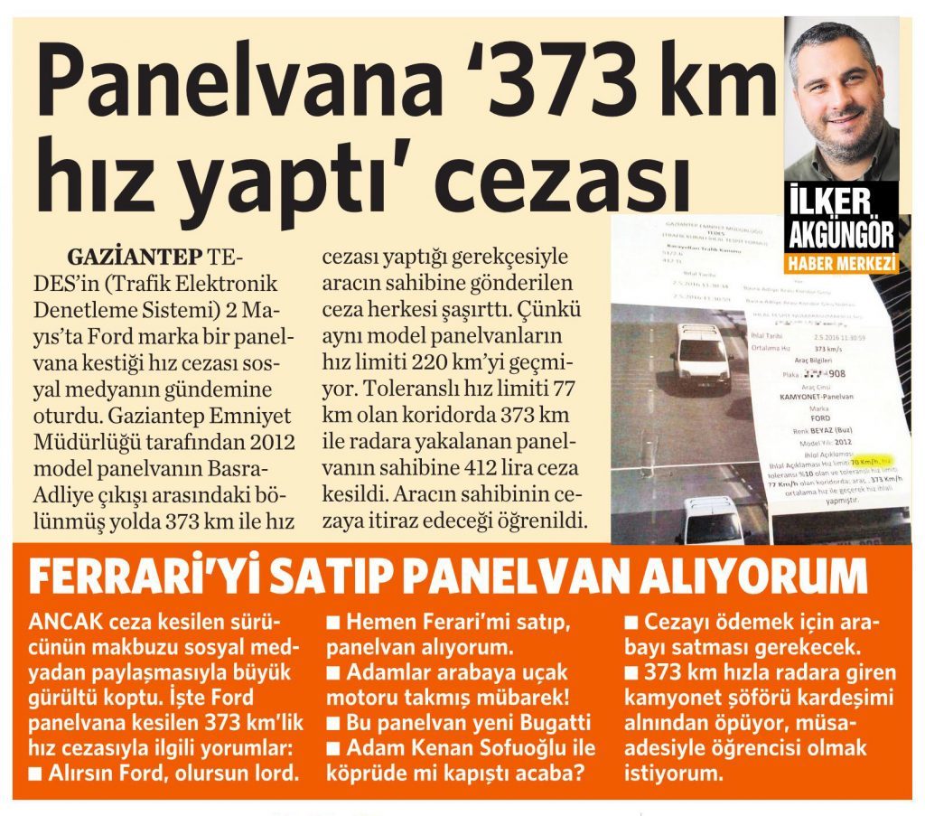 3 Temmuz 2016 Vatan Gazetesi 2. sayfa