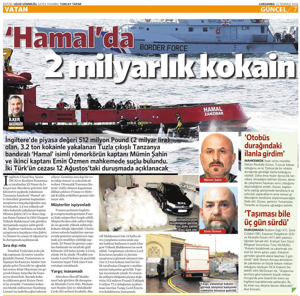 13 Temmuz 2016 Vatan Gazetesi 7. sayfa