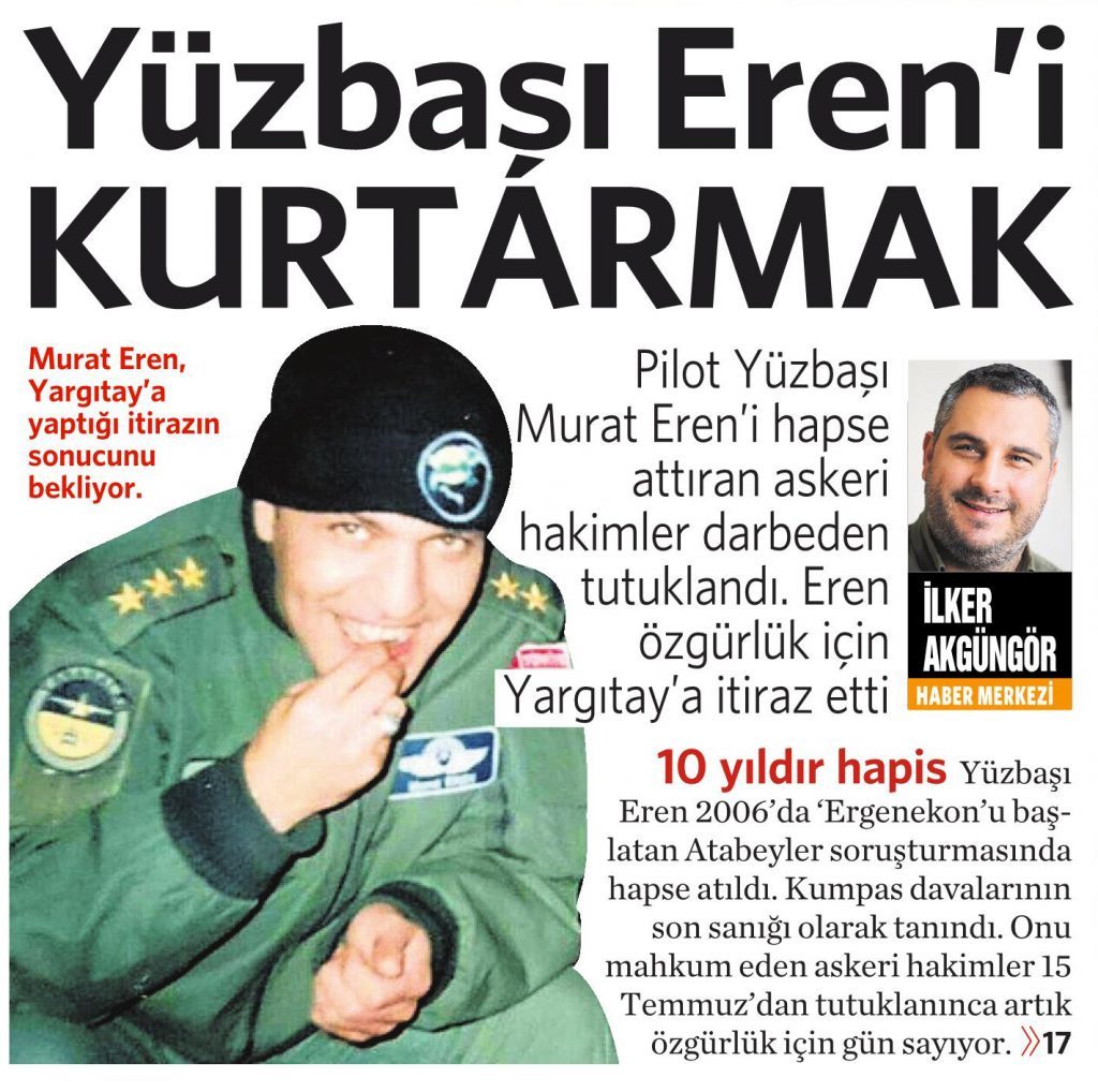 29 Temmuz 2016 Vatan Gazetesi 1. sayfa