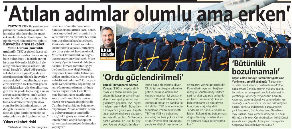 4 Ağustos 2016 Vatan Gazetesi 13. sayfa