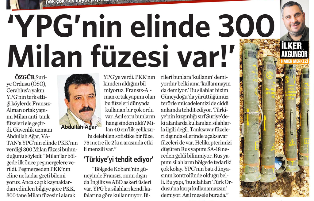 31 Ağustos 2016 Vatan Gazetesi 13. sayfa