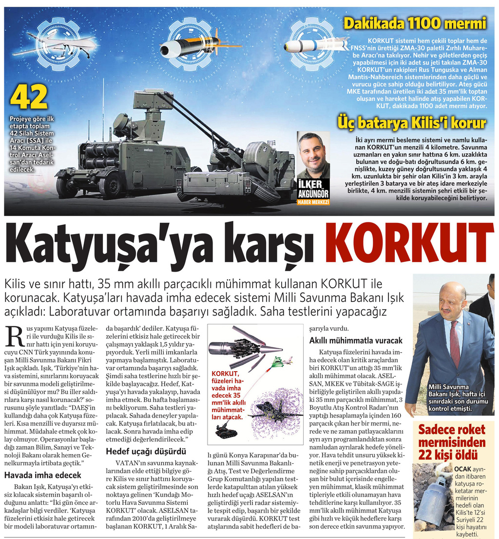 3 Ekim 2016 Vatan Gazetesi 10. sayfa