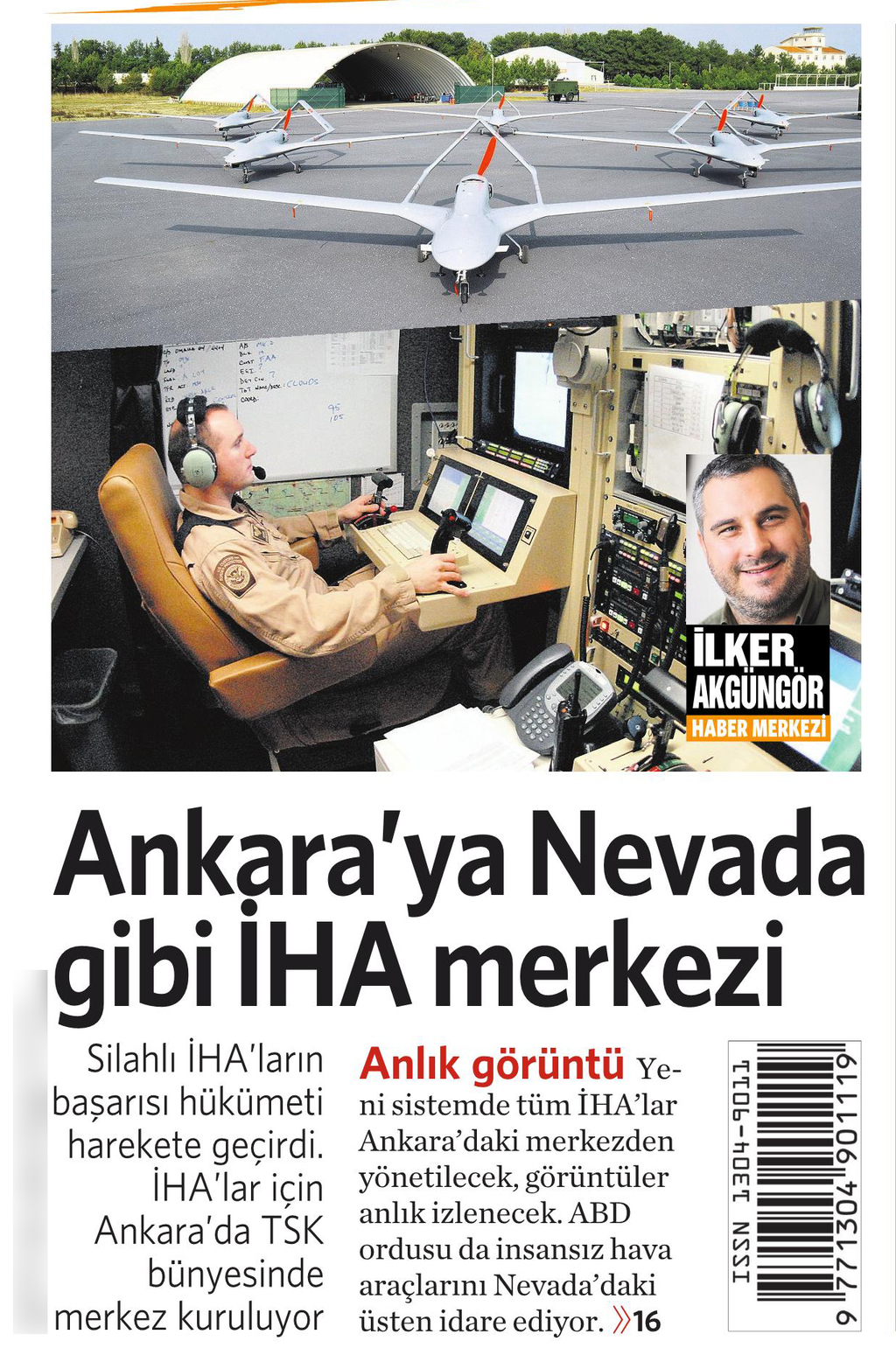 4 Kasım 2016 Vatan Gazetesi 1. sayfa