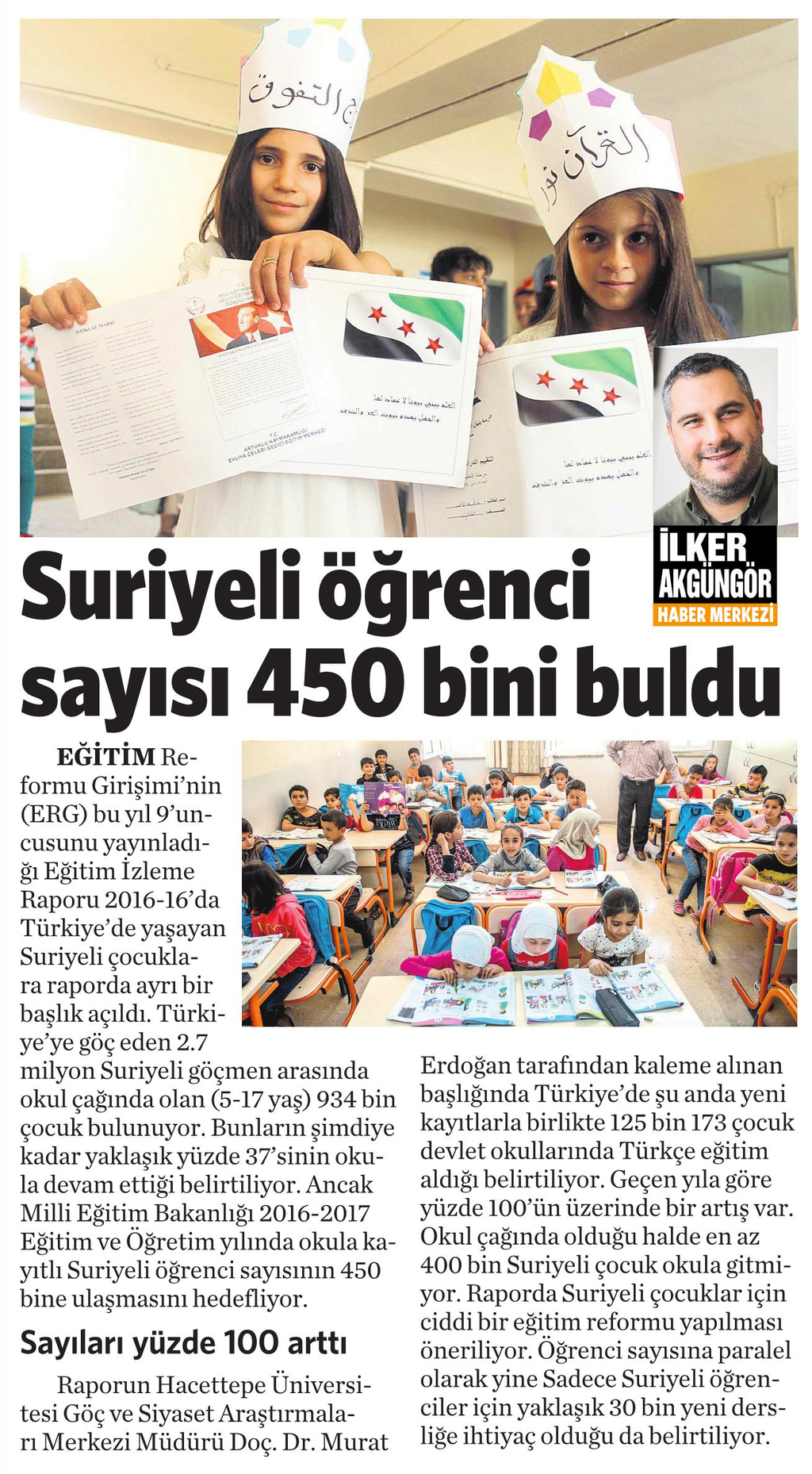 19 Kasım 2016 Vatan Gazetesi 6. sayfa