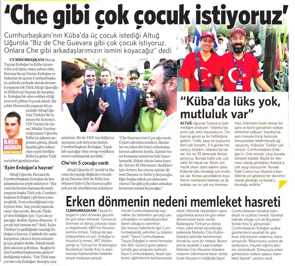 14 Şubat 2015 Vatan Gazetesi 15. sayfa